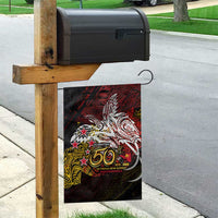 PNG 1975 - 2025 Garden Flag Papua New Guinea 50th Independence Anniversary