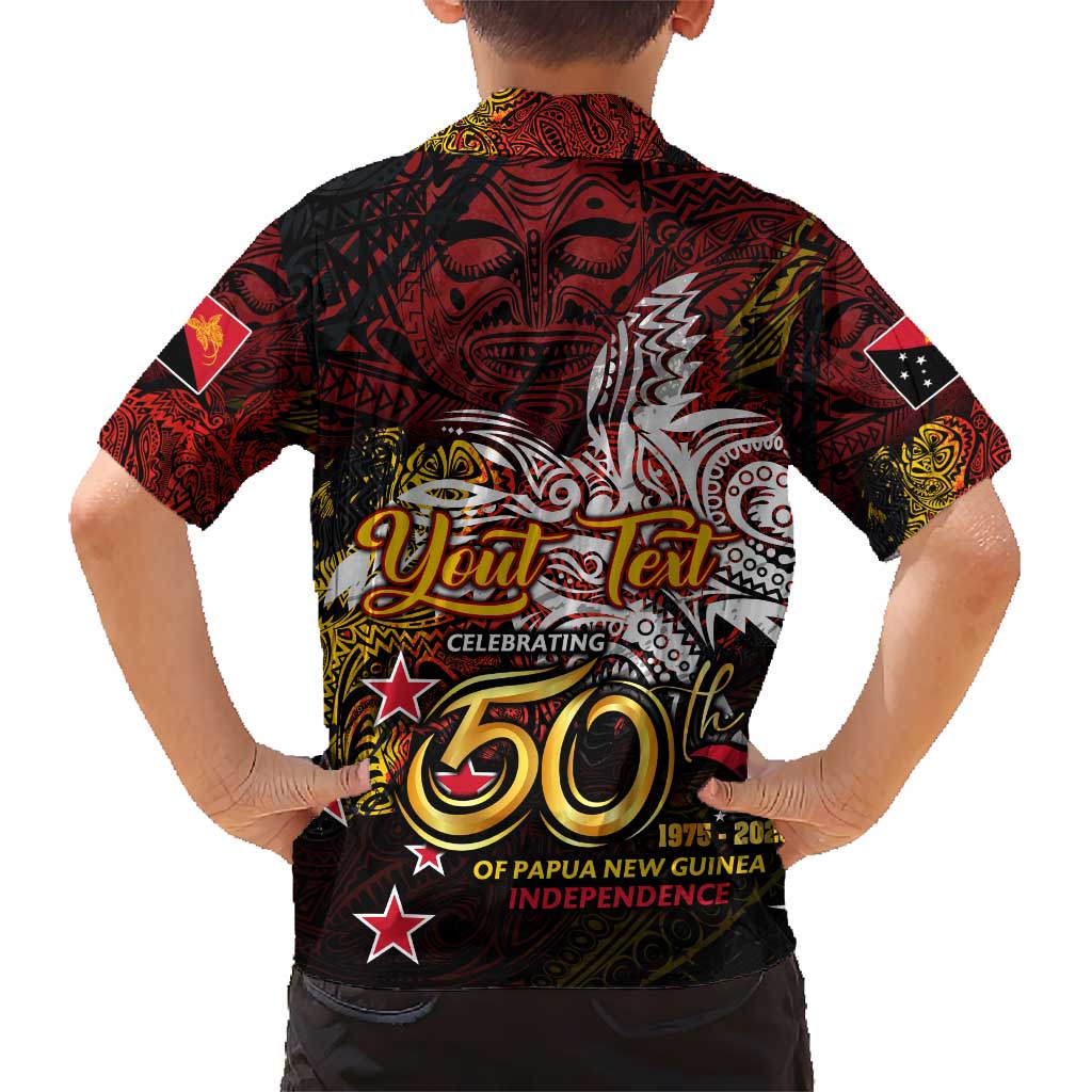 PNG 1975 - 2025 Hawaiian Shirt Papua New Guinea 50th Independence Anniversary DT02 - Polynesian Pride