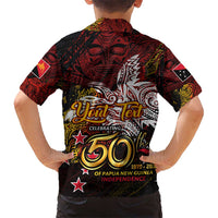 PNG 1975 - 2025 Hawaiian Shirt Papua New Guinea 50th Independence Anniversary DT02 - Polynesian Pride