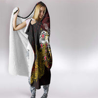 PNG 1975 - 2025 Hooded Blanket Papua New Guinea 50th Independence Anniversary DT02 - Polynesian Pride