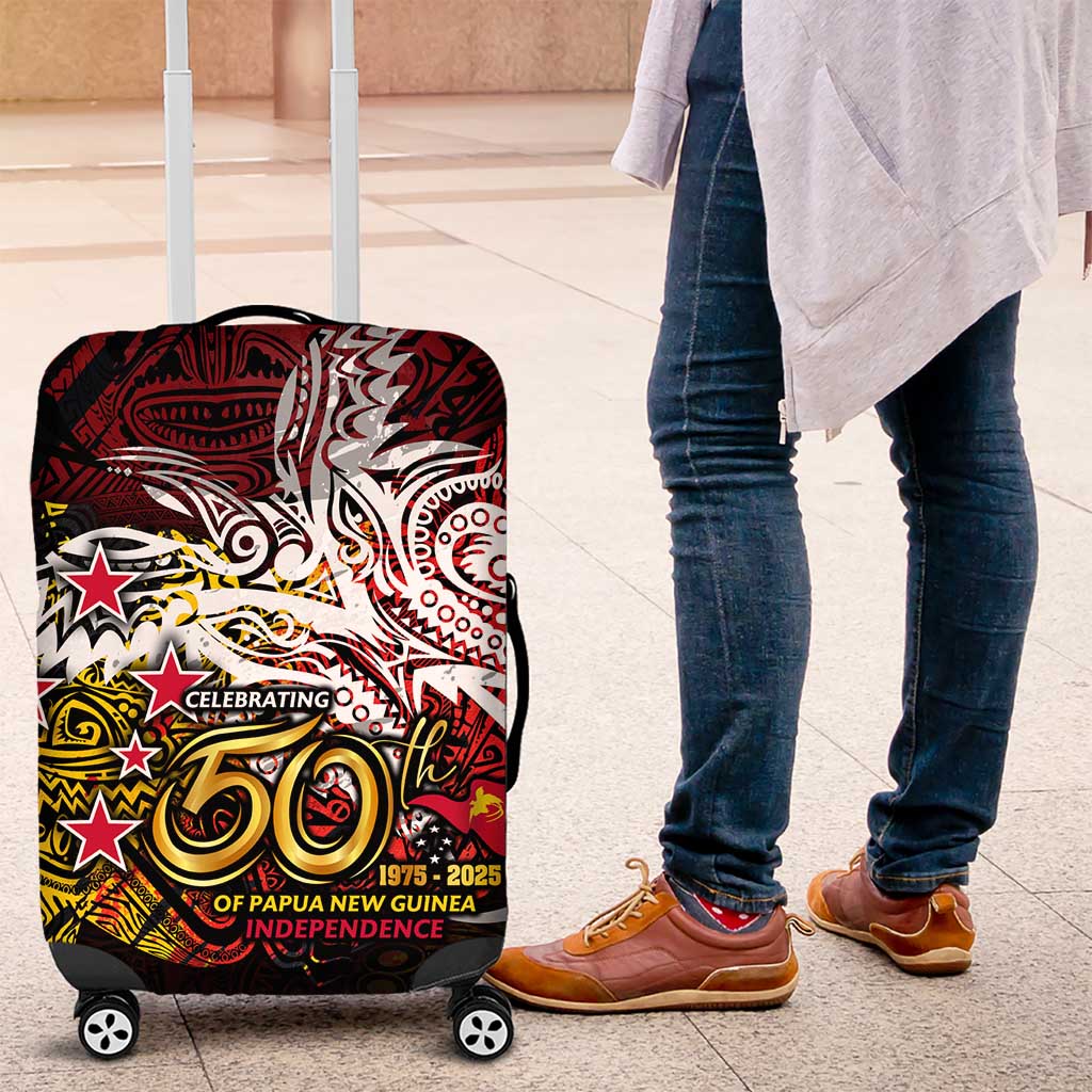 PNG 1975 - 2025 Luggage Cover Papua New Guinea 50th Independence Anniversary