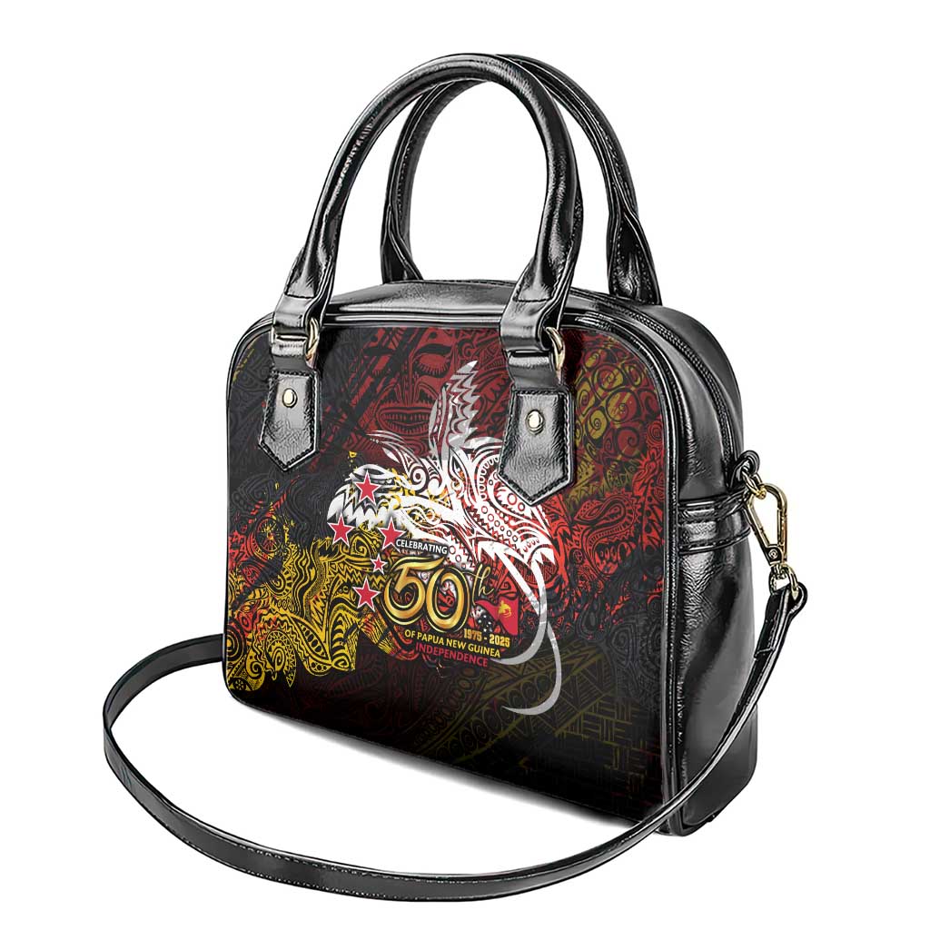 PNG 1975 - 2025 Shoulder Handbag Papua New Guinea 50th Independence Anniversary