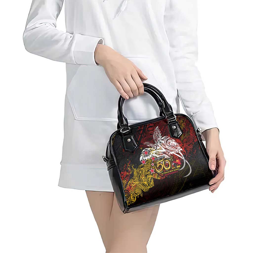 PNG 1975 - 2025 Shoulder Handbag Papua New Guinea 50th Independence Anniversary