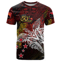 PNG 1975 - 2025 T Shirt Papua New Guinea 50th Independence Anniversary DT02 Art - Polynesian Pride
