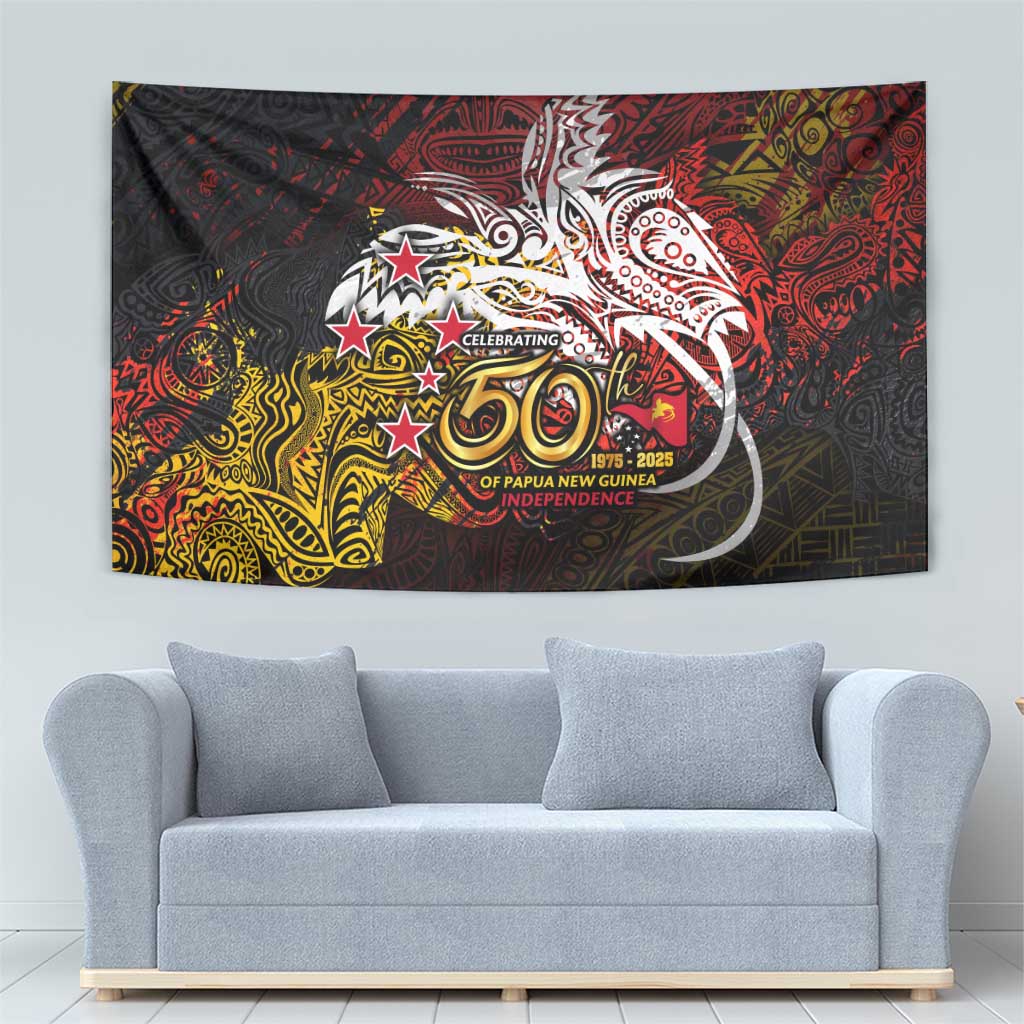 PNG 1975 - 2025 Tapestry Papua New Guinea 50th Independence Anniversary DT02 - Polynesian Pride