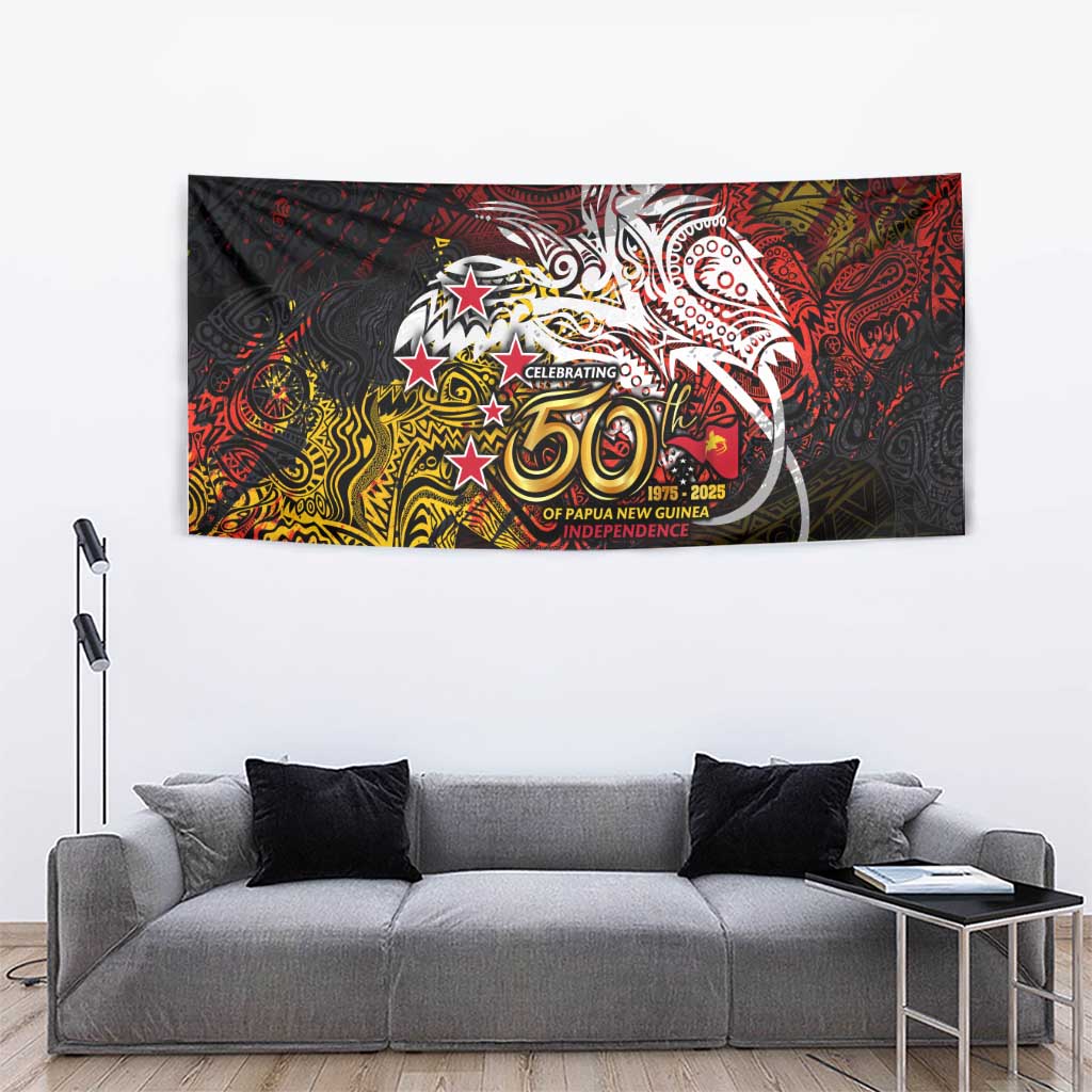 PNG 1975 - 2025 Tapestry Papua New Guinea 50th Independence Anniversary DT02 - Polynesian Pride