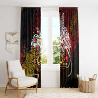 PNG 1975 - 2025 Window Curtain Papua New Guinea 50th Independence Anniversary