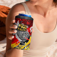 Papua New Guinea 50th Independence Day 4 in 1 Can Cooler Tumbler Celebrate Our History, Inspire Our Future DT02 - Polynesian Pride