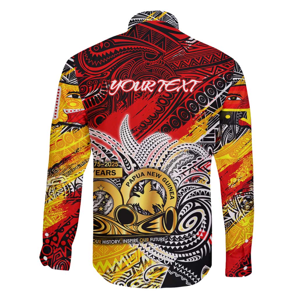 Papua New Guinea 50th Independence Day Family Matching Summer Maxi Dress and Hawaiian Shirt Celebrate Our History, Inspire Our Future DT02 - Polynesian Pride