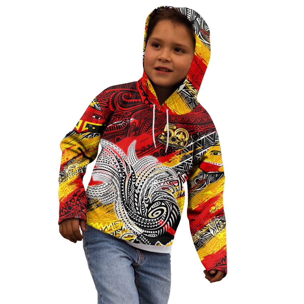 Papua New Guinea 50th Independence Day Kid Hoodie Celebrate Our History, Inspire Our Future