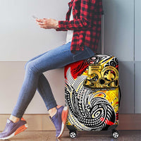 Papua New Guinea 50th Independence Day Luggage Cover Celebrate Our History, Inspire Our Future DT02 - Polynesian Pride
