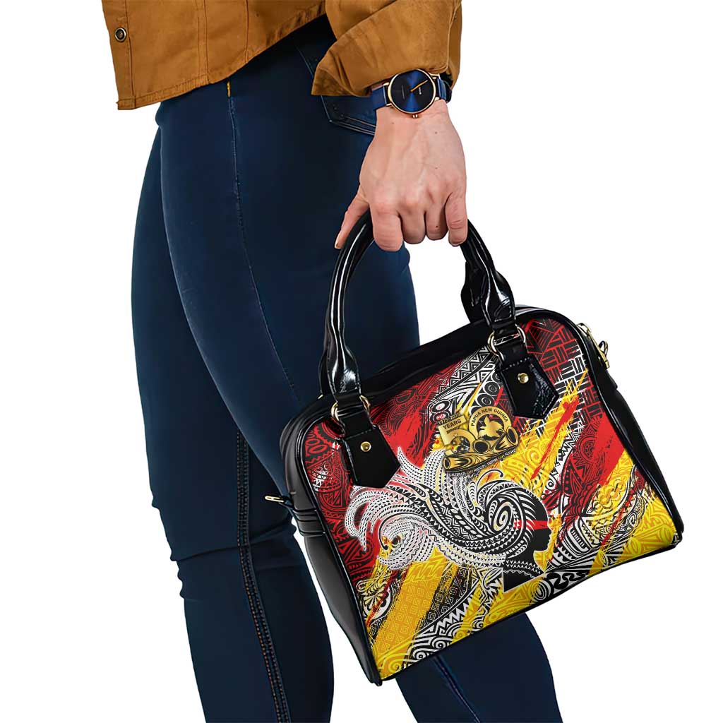 Papua New Guinea 50th Independence Day Shoulder Handbag Celebrate Our History, Inspire Our Future