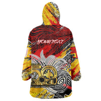 Papua New Guinea 50th Independence Day Wearable Blanket Hoodie Celebrate Our History, Inspire Our Future DT02 - Polynesian Pride