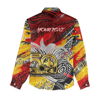 Papua New Guinea 50th Independence Day Women Casual Shirt Celebrate Our History, Inspire Our Future