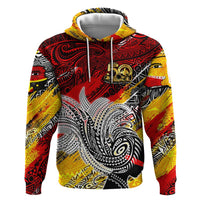 Papua New Guinea 50th Independence Day Zip Hoodie Celebrate Our History, Inspire Our Future DT02 Pullover Hoodie Art - Polynesian Pride