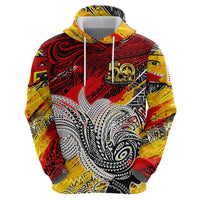 Papua New Guinea 50th Independence Day Zip Hoodie Celebrate Our History, Inspire Our Future DT02 - Polynesian Pride