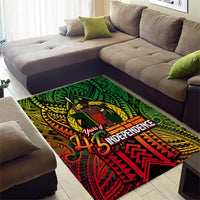 Vanuatu 45th Independence Anniversary Area Rug Embracing Our Traditions Shaping Our Future DT02 - Polynesian Pride