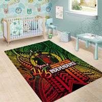 Vanuatu 45th Independence Anniversary Area Rug Embracing Our Traditions Shaping Our Future DT02 - Polynesian Pride