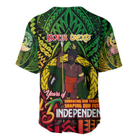 Vanuatu 45th Independence Anniversary Baseball Jersey Embracing Our Traditions Shaping Our Future