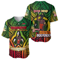 Vanuatu 45th Independence Anniversary Baseball Jersey Embracing Our Traditions Shaping Our Future
