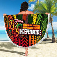 Vanuatu 45th Independence Anniversary Beach Blanket Embracing Our Traditions Shaping Our Future