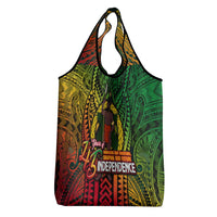 Vanuatu 45th Independence Anniversary Grocery Bag Embracing Our Traditions Shaping Our Future DT02 - Polynesian Pride
