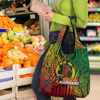 Vanuatu 45th Independence Anniversary Grocery Bag Embracing Our Traditions Shaping Our Future DT02 - Polynesian Pride