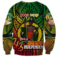 Vanuatu 45th Independence Anniversary Sweatshirt Embracing Our Traditions Shaping Our Future