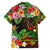 45th Anniversary of Freedom Vanuatu Family Matching Off The Shoulder Long Sleeve Dress and Hawaiian Shirt Island Pride Cultural Power Pacific Unity