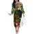 45th Anniversary of Freedom Vanuatu Family Matching Off The Shoulder Long Sleeve Dress and Hawaiian Shirt Island Pride Cultural Power Pacific Unity