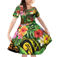 45th Anniversary of Freedom Vanuatu Family Matching Off Shoulder Short Dress and Hawaiian Shirt Island Pride Cultural Power Pacific Unity