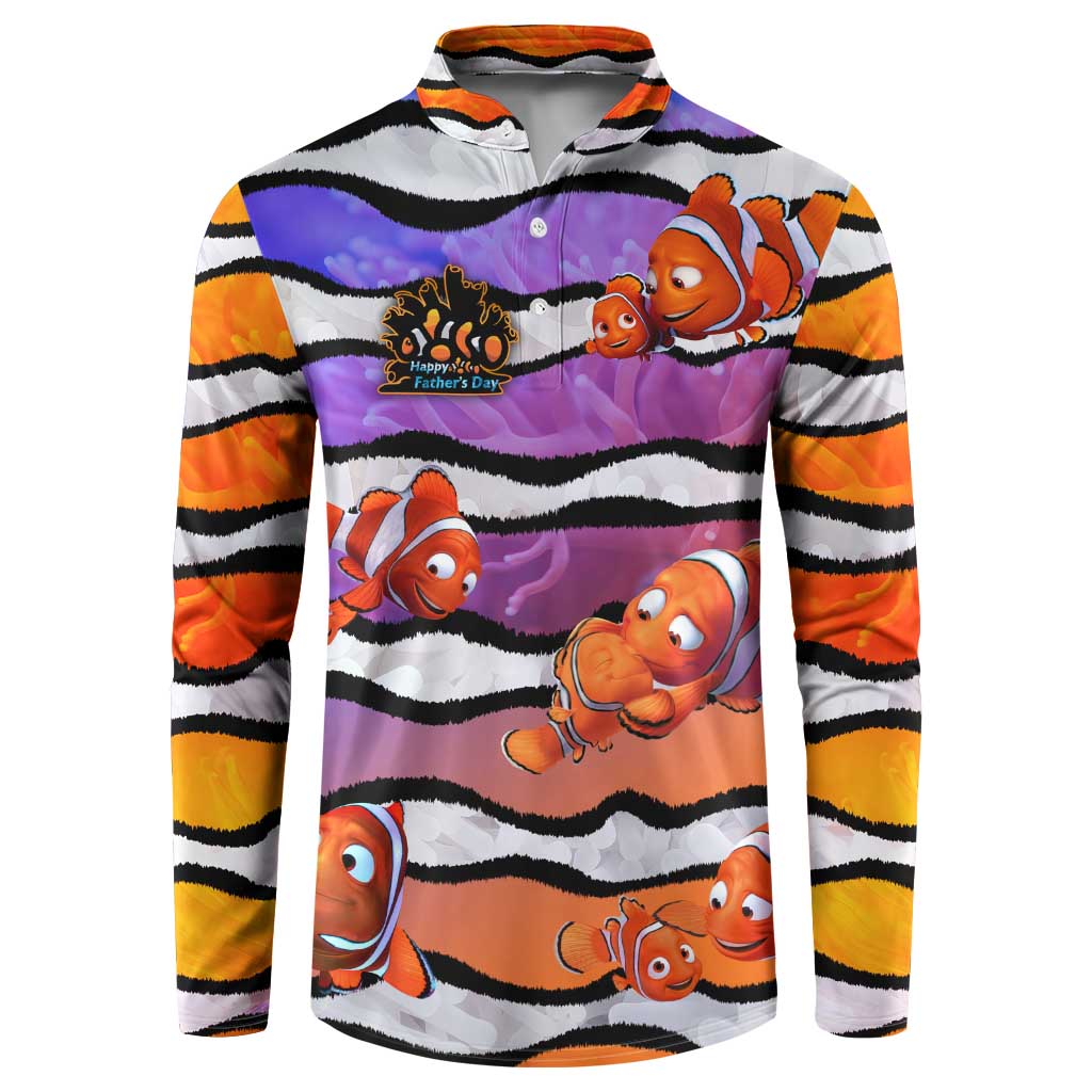 The Ocean Best Dad Button Sweatshirt Like Marlin Happy Fathers Day To a True Hero DT02 Art - Polynesian Pride