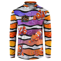 The Ocean Best Dad Button Sweatshirt Like Marlin Happy Fathers Day To a True Hero DT02 Art - Polynesian Pride