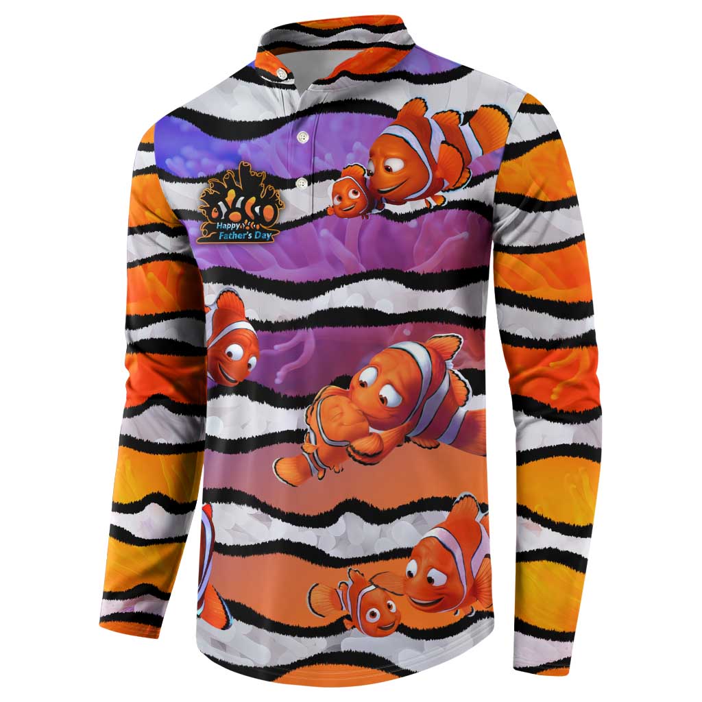 The Ocean Best Dad Button Sweatshirt Like Marlin Happy Fathers Day To a True Hero DT02 - Polynesian Pride