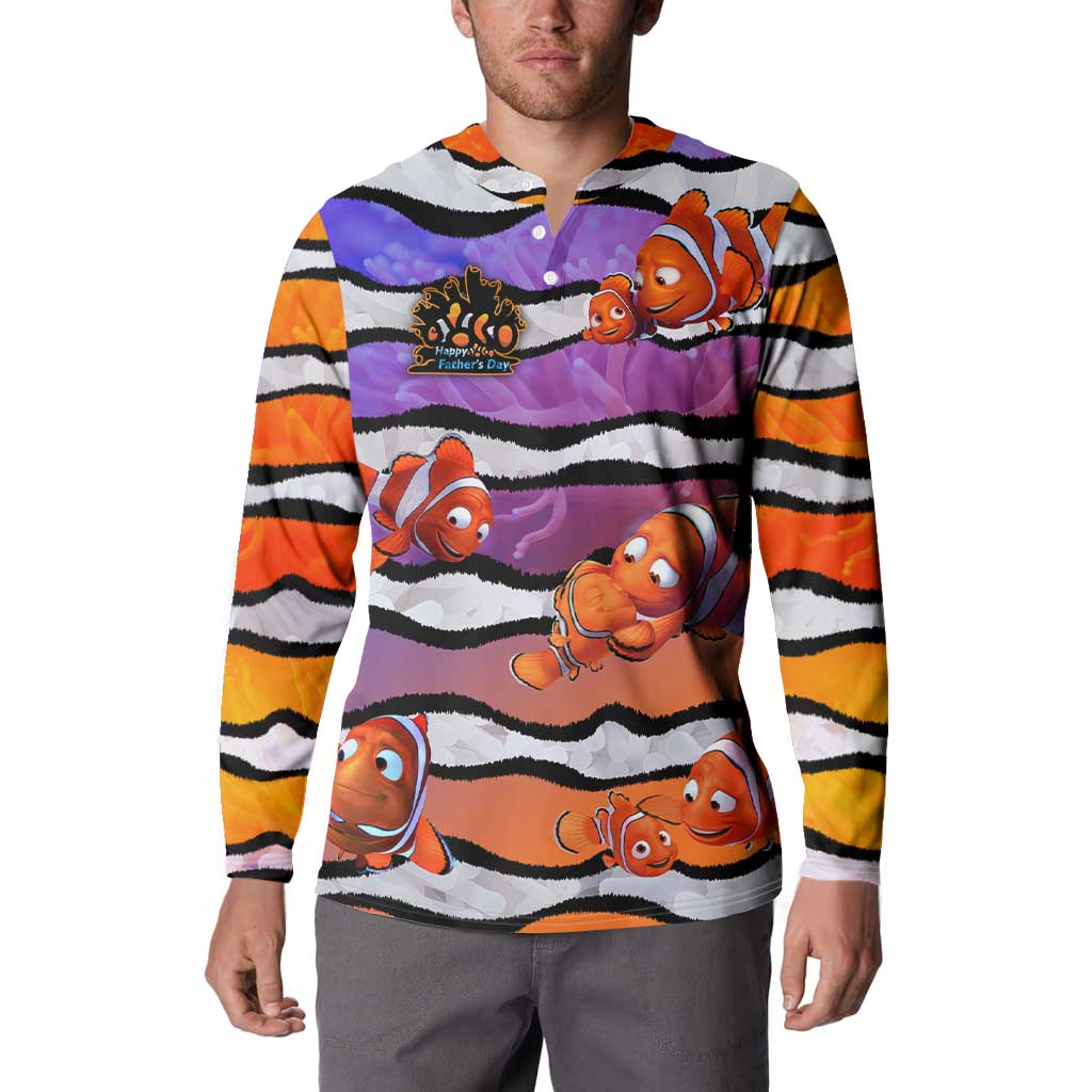 The Ocean Best Dad Button Sweatshirt Like Marlin Happy Fathers Day To a True Hero DT02 - Polynesian Pride