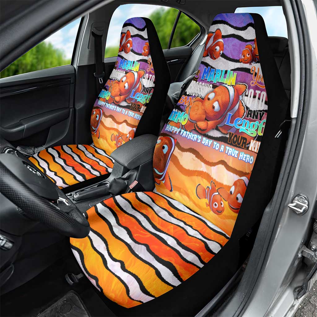 The Ocean Best Dad Car Seat Cover Like Marlin Happy Fathers Day To a True Hero - Polynesian Pride