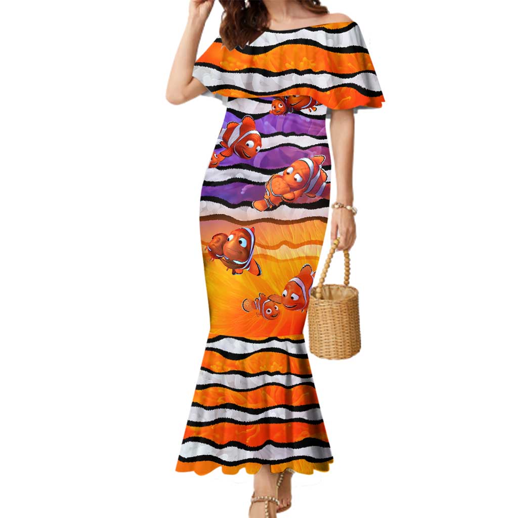 The Ocean Best Dad Family Matching Mermaid Dress and Hawaiian Shirt Like Marlin Happy Fathers Day To a True Hero DT02 Mom's Dress Art - Polynesian Pride