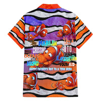 The Ocean Best Dad Family Matching Off Shoulder Short Dress and Hawaiian Shirt Like Marlin Happy Fathers Day To a True Hero - Polynesian Pride