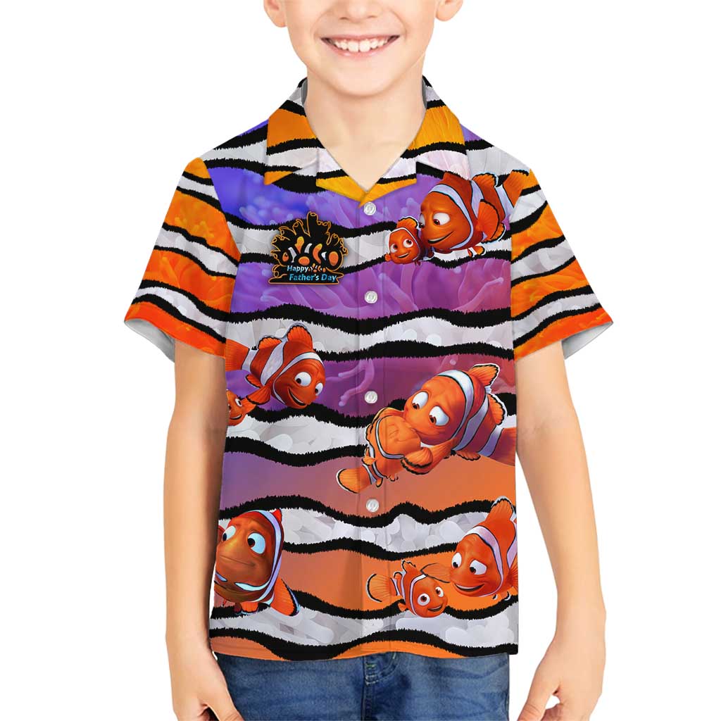 The Ocean Best Dad Family Matching Off Shoulder Short Dress and Hawaiian Shirt Like Marlin Happy Fathers Day To a True Hero - Polynesian Pride