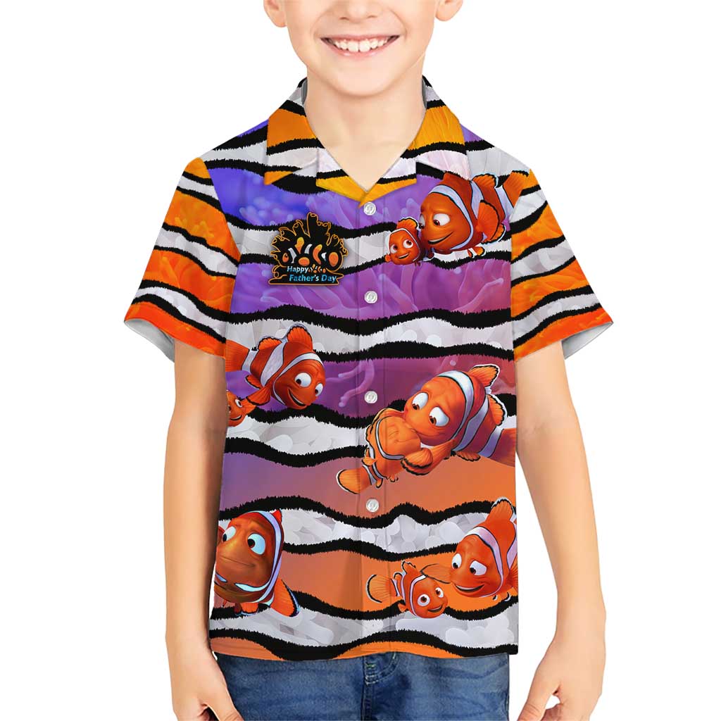 The Ocean Best Dad Family Matching Short Sleeve Bodycon Dress and Hawaiian Shirt Like Marlin Happy Fathers Day To a True Hero DT02 Son's Shirt Art - Polynesian Pride
