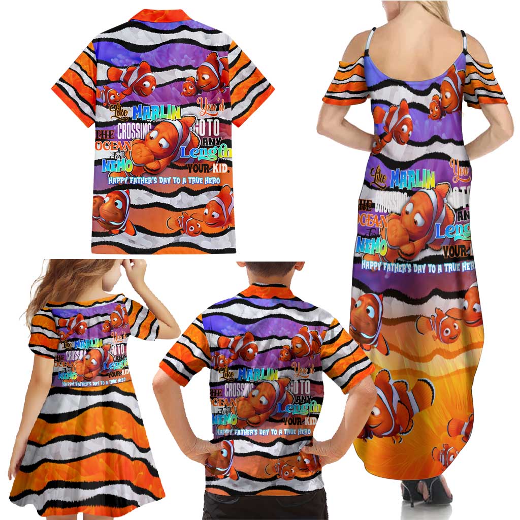 The Ocean Best Dad Family Matching Summer Maxi Dress and Hawaiian Shirt Like Marlin Happy Fathers Day To a True Hero DT02 - Polynesian Pride