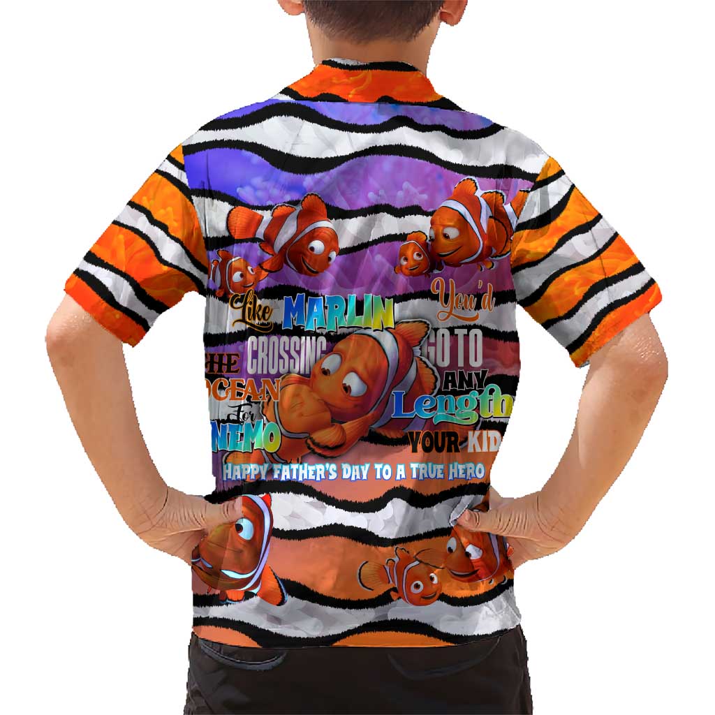 The Ocean Best Dad Kid Hawaiian Shirt Like Marlin Happy Fathers Day To a True Hero DT02 - Polynesian Pride