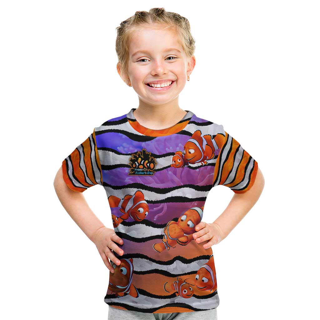 The Ocean Best Dad Kid T Shirt Like Marlin Happy Fathers Day To a True Hero - Polynesian Pride