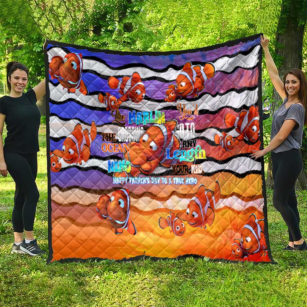 The Ocean Best Dad Quilt Like Marlin Happy Fathers Day To a True Hero DT02 - Polynesian Pride