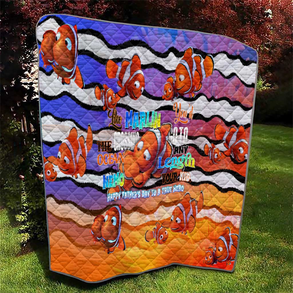 The Ocean Best Dad Quilt Like Marlin Happy Fathers Day To a True Hero DT02 - Polynesian Pride