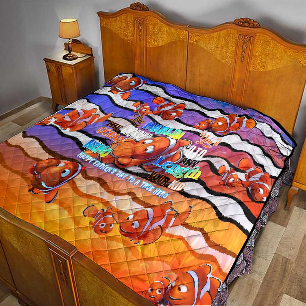 The Ocean Best Dad Quilt Like Marlin Happy Fathers Day To a True Hero DT02 - Polynesian Pride