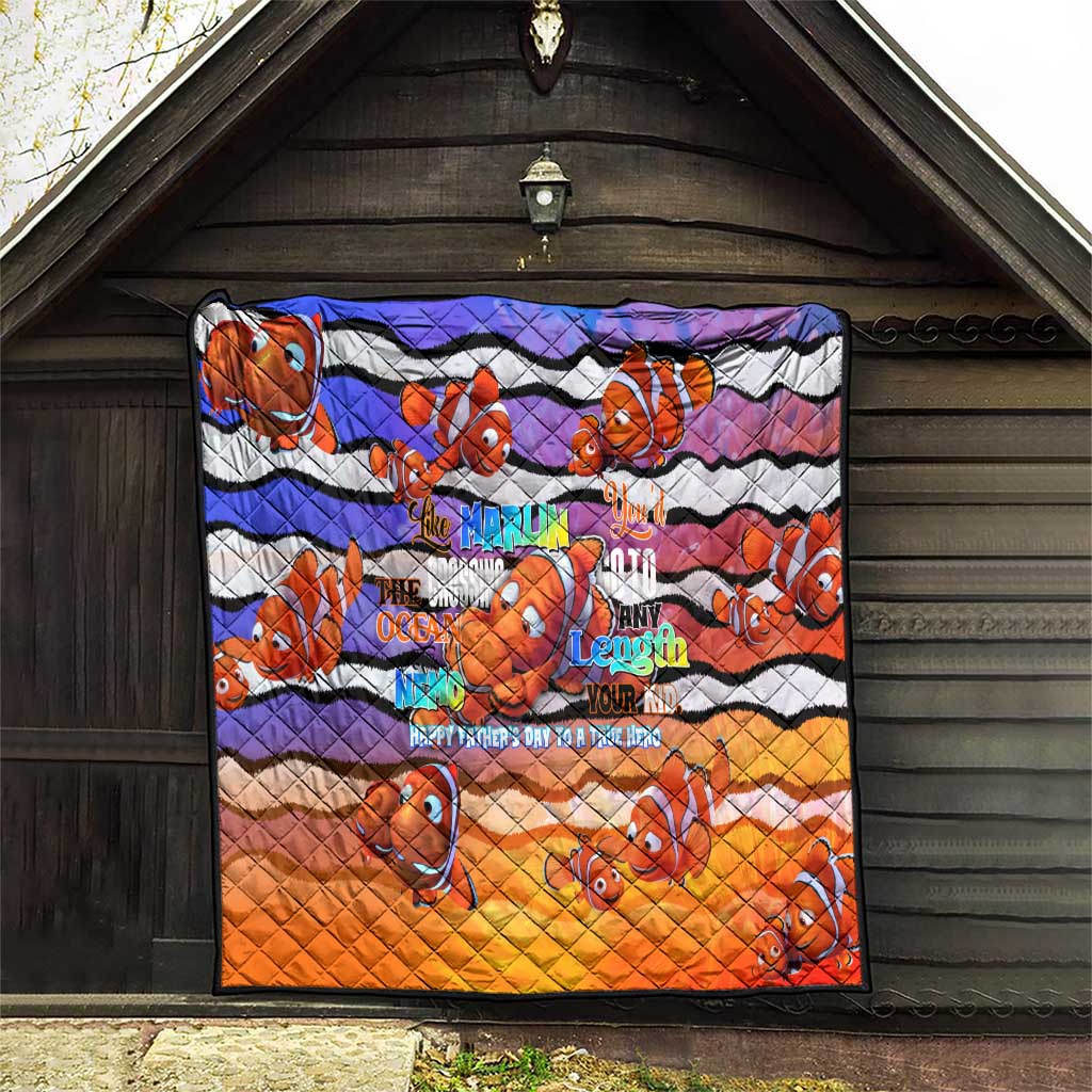 The Ocean Best Dad Quilt Like Marlin Happy Fathers Day To a True Hero DT02 - Polynesian Pride