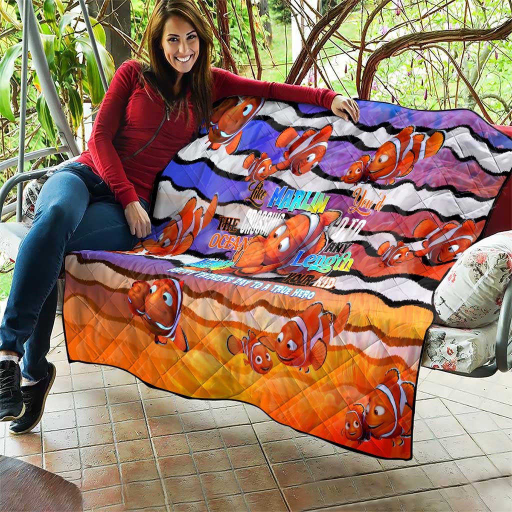 The Ocean Best Dad Quilt Like Marlin Happy Fathers Day To a True Hero DT02 - Polynesian Pride