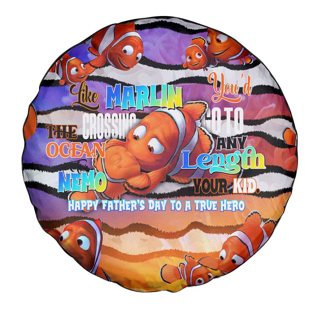 The Ocean Best Dad Spare Tire Cover Like Marlin Happy Fathers Day To a True Hero - Polynesian Pride