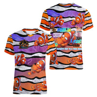 The Ocean Best Dad Women V-Neck T-Shirt Like Marlin Happy Fathers Day To a True Hero DT02 - Polynesian Pride